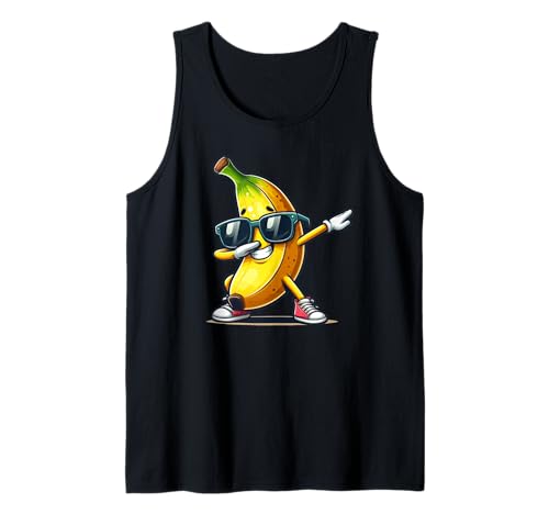Dabbing Banana Sonnenbrille Bananenliebhaber Jungen Kinder Tank Top Dabbing Banana Sonnenbrille Bananenliebhaber Jungen Kinder Tank Top von Lustige Bananenliebhaber Geschenke Jungen Kinder
