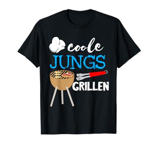 Coole Jungs Grillen Fleisch BBQ Grillmeister Griller Grill T-Shirt Coole Jungs Grillen Fleisch BBQ Grillmeister Griller Grill T-Shirt von Lustige Barbecue Grillmeister Grill BBQ