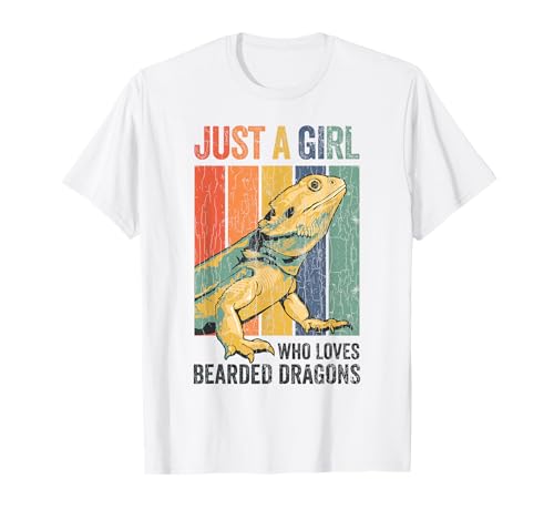 Nur ein Mädchen, das Bartagame liebt Bartagam T-Shirt Nur ein Mädchen, das Bartagame liebt Bartagam T-Shirt von Lustige Bartagam Echsen Shirts