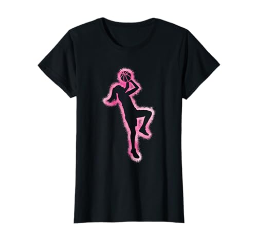 Basketball Spieler Motiv Basketballspieler Frauen Mädchen T-Shirt Basketball Spieler Motiv Basketballspieler Frauen Mädchen T-Shirt von Lustige Basketball Bekleidung Damen Herren Kinder
