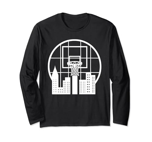 Basketball Design Männer Retro Basketballspieler Basketball Langarmshirt Basketball Design Männer Retro Basketballspieler Basketball Langarmshirt von Lustige Basketball Sprüche Basketball Kleidung