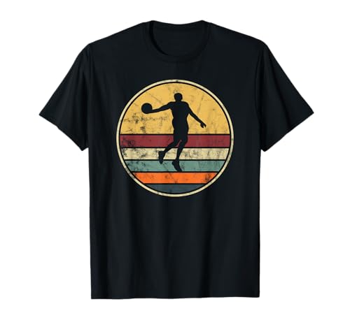 Basketball Spieler Vintage Retro Oldschool Basketballer T-Shirt Basketball Spieler Vintage Retro Oldschool Basketballer T-Shirt von Lustige Basketball Trikot Männer Frauen Geschenke