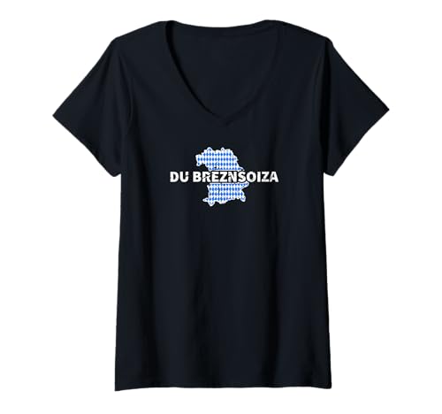 Damen Witzige Bayrische Wörter Bayern T-Shirt mit V-Ausschnitt Damen Witzige Bayrische Wörter Bayern T-Shirt mit V-Ausschnitt von Lustige Bayerische Geschenke