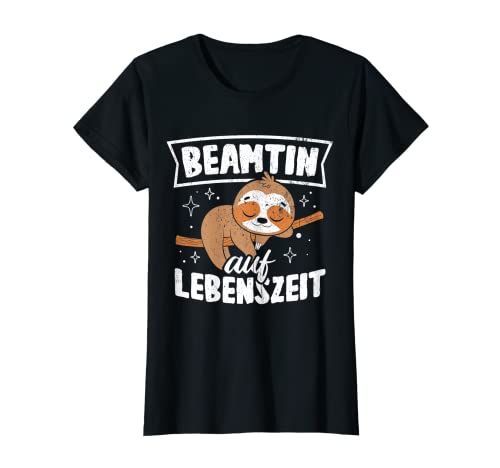 Damen Beamtin auf Lebenszeit - Beamtin Amt Beamtin Geschenk T-Shirt Damen Beamtin auf Lebenszeit - Beamtin Amt Beamtin Geschenk T-Shirt von Lustige Beamten & Beamtin Geschenke
