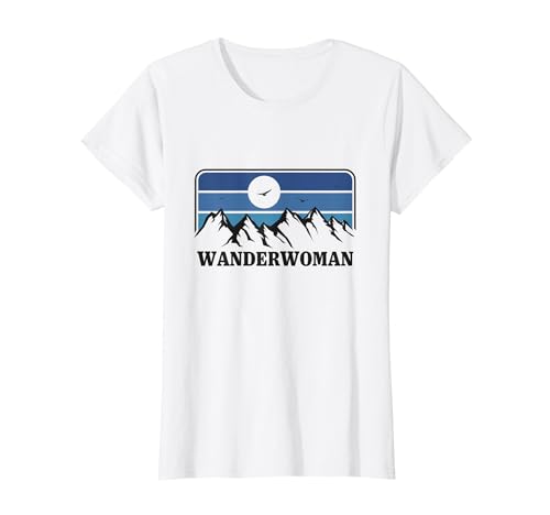 Wanderwoman Bergsteigen Berge Frauen Wandern Spruch T-Shirt Wanderwoman Bergsteigen Berge Frauen Wandern Spruch T-Shirt von Lustige Bergsport & Wander Motive für Damen