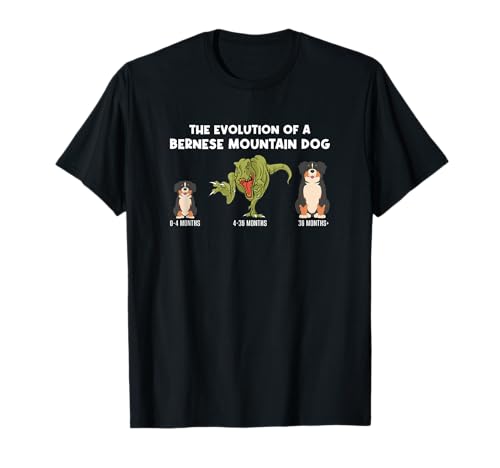 Berner Hunde Mama The Evolution Of A Bernese Mountain Dog T-Shirt Berner Hunde Mama The Evolution Of A Bernese Mountain Dog T-Shirt von Lustige Berner Sennenhunde Geschenke für Frauen