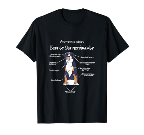 Bernese Hunde Mama Anatomie Eines Berner Sennenhundes T-Shirt Bernese Hunde Mama Anatomie Eines Berner Sennenhundes T-Shirt von Lustige Berner Sennenhunde Geschenke für Frauen