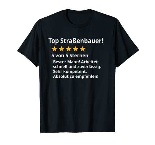 Herren Bester Straßenbauer TShirt Spruch Lustig Beruf Prüfung T-Shirt Herren Bester Straßenbauer TShirt Spruch Lustig Beruf Prüfung T-Shirt von Lustige Beruf & Handwerker Sprüche