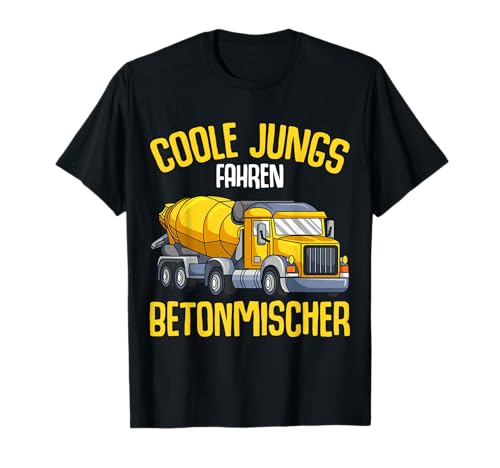 Coole Jungs fahren Betonmischer Kinder Jungen T-Shirt Coole Jungs fahren Betonmischer Kinder Jungen T-Shirt von Lustige Betonmischer Geschenke