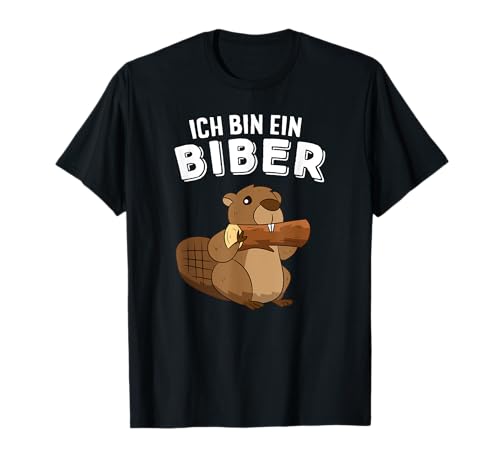 Lustige Biber Sprüche Biber mit Baumstamm Lustiges Geschenk für Biber Liebhaber T-Shirt für Kinder und Erwachsene Schwarz S Lustige Biber Sprüche Biber mit Baumstamm Lustiges Geschenk für Biber Liebhaber T-Shirt für Kinder und Erwachsene Schwarz S von Lustige Biber Sprüche