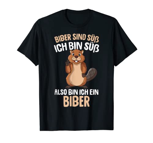 Biber sind süß Kinder Mädchen Damen T-Shirt Biber sind süß Kinder Mädchen Damen T-Shirt von Lustige Biber & Nagetier Geschenkideen