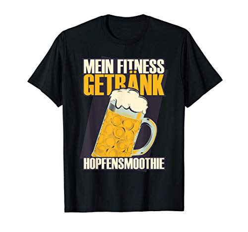 Herren MEIN FITNESS GETRÄNK HOPFENSMOOTHIE T-Shirt Herren MEIN FITNESS GETRÄNK HOPFENSMOOTHIE T-Shirt von Lustige Bier Sprüche Biertrinker