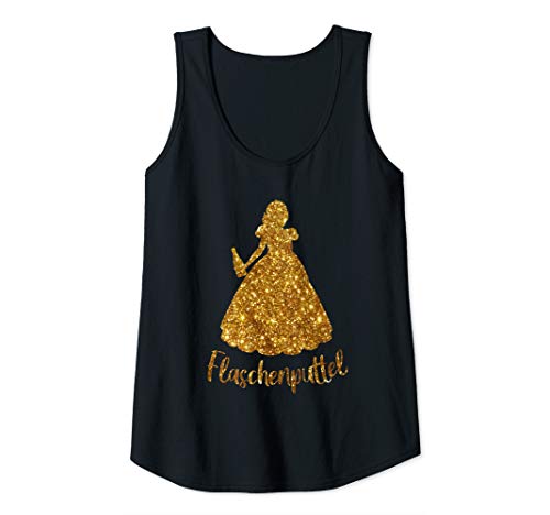 Damen Flaschenputtel Tanktop Saufen Lustige Sprüche Bier Tank Top von Lustige Bier Top Geschenke