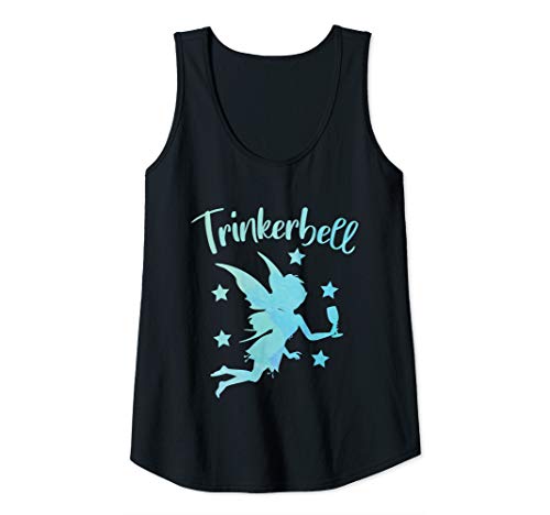 Damen Trinkerbell Tanktop Saufen Lustige Bier Tank Top von Lustige Bier Top Geschenke