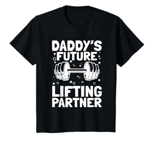 Kinder Daddy's lifting Partner Kraftsport Gym lustiges Bodybuilding T-Shirt Kinder Daddy's lifting Partner Kraftsport Gym lustiges Bodybuilding T-Shirt von Lustige Bodybuilder Sprüche & Fitness Gym Outfit