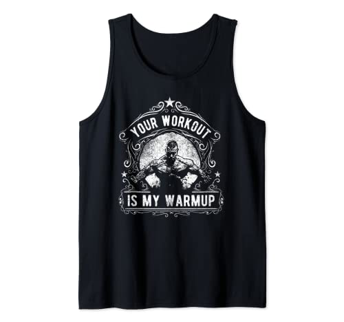 Herren Lustiger Gewichtheber Spruch Bodybuilder Workout Warmup Tank Top Herren Lustiger Gewichtheber Spruch Bodybuilder Workout Warmup Tank Top von Lustige Bodybuilding Geschenke & Kleidung