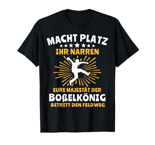 Bosseln Spruch Majestät Klootschiessen Männer Bosseln T-Shirt Bosseln Spruch Majestät Klootschiessen Männer Bosseln T-Shirt von Lustige Boßeln Sprüche Boßelsport Boßelkugel Boßel