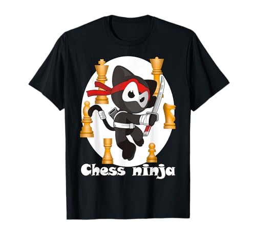 Schach Katze Schachfigur Geschenke für Schachspieler Kinder T-Shirt Schach Katze Schachfigur Geschenke für Schachspieler Kinder T-Shirt von Lustige Brettspiel Motive