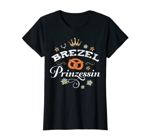 Brezel Prinzessin lustige Sprüche Damen Mädchen T-Shirt von Lustige Brezel Sprüche