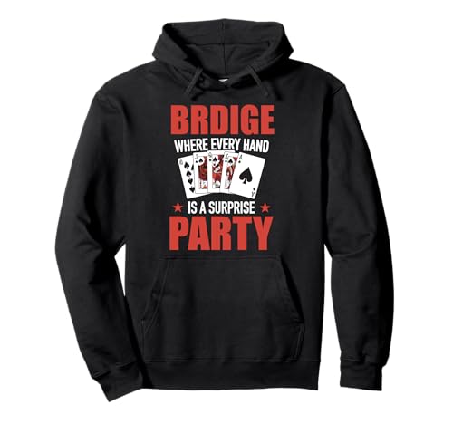 Bridge Bash Design Männer Frauen - Karten Spieleabend Pullover Hoodie Bridge Bash Design Männer Frauen - Karten Spieleabend Pullover Hoodie von Lustige Bridge Überraschung Für Kartenspiel Gruppe