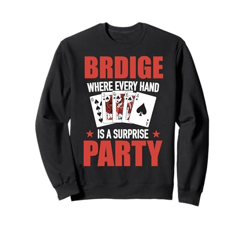 Bridge Bash Design Männer Frauen - Karten Spieleabend Sweatshirt Bridge Bash Design Männer Frauen - Karten Spieleabend Sweatshirt von Lustige Bridge Überraschung Für Kartenspiel Gruppe