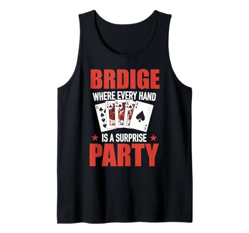 Bridge Bash Design Männer Frauen - Karten Spieleabend Tank Top Bridge Bash Design Männer Frauen - Karten Spieleabend Tank Top von Lustige Bridge Überraschung Für Kartenspiel Gruppe