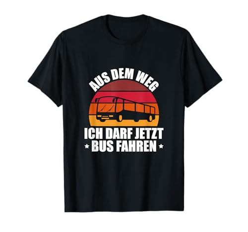 Herren Busfahren Bus Busfahrer Ausbildung Berufskraftfahrer T-Shirt Herren Busfahren Bus Busfahrer Ausbildung Berufskraftfahrer T-Shirt von Lustige Bus Sprüche Busfahrer Zubehör