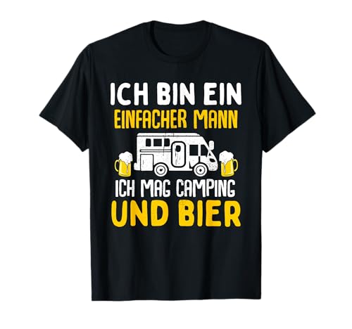 Camper Männer Geschenk Wohnmobilfans Wohnmobil Caravan Grill T-Shirt von Lustige Camper Camping Wohnmobil Spruch Geschenke