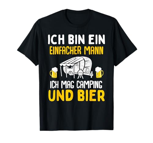 Camper Männer Geschenk Wohnmobilfans Wohnmobil Caravan Grill T-Shirt von Lustige Camper Camping Wohnmobil Spruch Geschenke