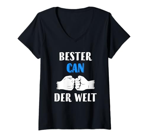 Damen Bester Can Der Welt Personalisiertes Vornamen T-Shirt mit V-Ausschnitt Damen Bester Can Der Welt Personalisiertes Vornamen T-Shirt mit V-Ausschnitt von Lustige Can Namen Shirts für Herren