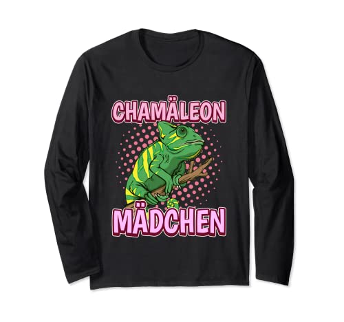 Kinder Chamäleon Mädchen Sachen Chamäleons Langarmshirt Kinder Chamäleon Mädchen Sachen Chamäleons Langarmshirt von Lustige Chamäleon Sachen