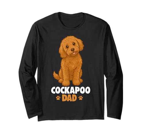 Cockapoo Dad Herren Langarmshirt von Lustige Cockapoo Hunde Geschenke