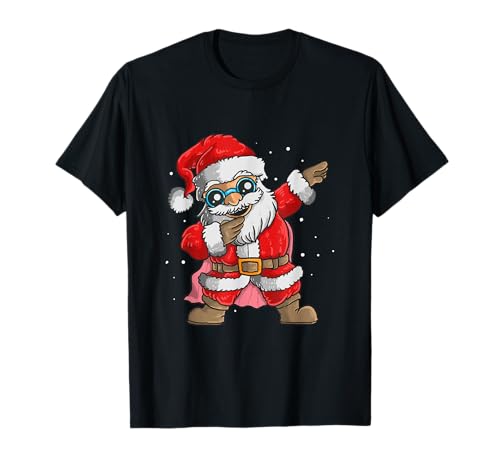 Lustiger Weihnachtsmann Kinder Weihnachten Dabbing Santa T-Shirt Lustiger Weihnachtsmann Kinder Weihnachten Dabbing Santa T-Shirt von Lustige Dabbing Santa Weihnachtsshirts