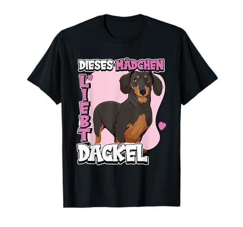 Kinder Sachen Dachshund Teckel Dieses Mädchen liebt Dackel T-Shirt Kinder Sachen Dachshund Teckel Dieses Mädchen liebt Dackel T-Shirt von Lustige Dackel Kleidung