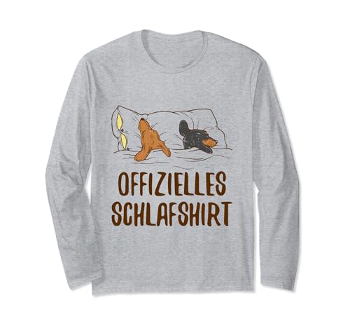 Offizielles Schlafshirt Dackel Bettwäsche Pyjama Dackel Langarmshirt Offizielles Schlafshirt Dackel Bettwäsche Pyjama Dackel Langarmshirt von Lustige Dackel Shirts Weihnachten Dackel Geschenke