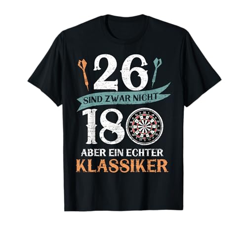Dart Lustig Dart Männer Herren Witzig Dartspieler Dart T-Shirt von Lustige Dartspieler Geschenke & Shirts Co.