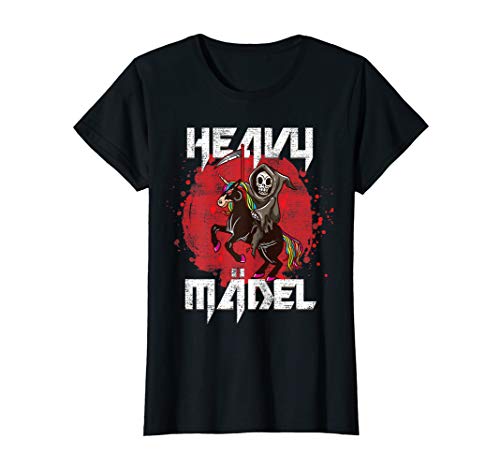 Damen Heavy Mädel Lustiges Black Metal Wortspiel Geschenk T-Shirt Damen Heavy Mädel Lustiges Black Metal Wortspiel Geschenk T-Shirt von Lustige Death Metal Geschenke