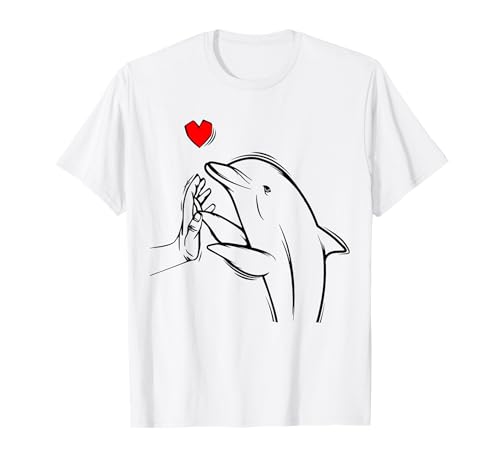 Delfin Damen Kinder Mädchen Delfine T-Shirt von Lustige Delfin Liebhaber Geschenkideen