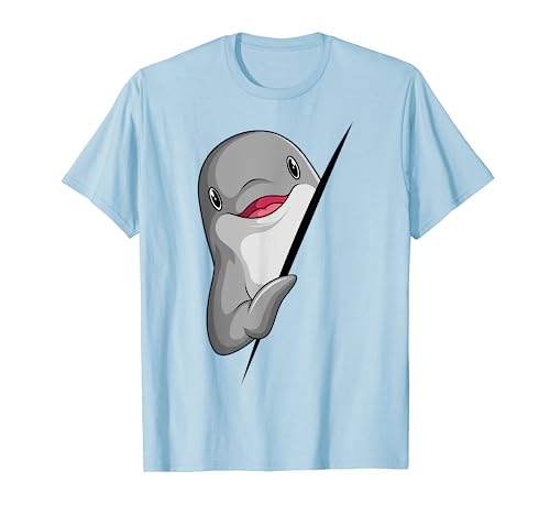 Delfin Damen Mädchen Kinder Jungen Delfine T-Shirt von Lustige Delfin Liebhaber Geschenkideen