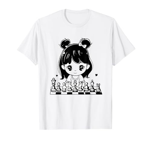 Lustige Denksport Grafik T-Shirts Schach Mädchen Cartoon Schachspieler Schachverein T-Shirt, Weiß, S, Kurzarm, Cartoon, Damen, Mädchen, Schachspieler, Schachliebhaber, Schach Fan, Schachverein Lustige Denksport Grafik T-Shirts Schach Mädchen Cartoon Schachspieler Schachverein T-Shirt, Weiß, S, Kurzarm, Cartoon, Damen, Mädchen, Schachspieler, Schachliebhaber, Schach Fan, Schachverein von Lustige Denksport Grafik T-Shirts