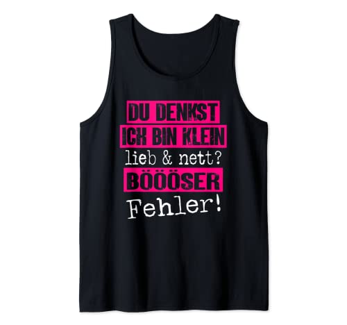 Lustig für Damen mit witzigen Sprüchen Böser Fehler Sprüche Tank Top Lustig für Damen mit witzigen Sprüchen Böser Fehler Sprüche Tank Top von Lustige Designs mit witzigen Sprüchen für Damen