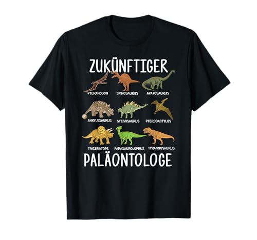 Zukünftiger Paläontologe Geschenke Dinosaurier Kinder Jungs T-Shirt Zukünftiger Paläontologe Geschenke Dinosaurier Kinder Jungs T-Shirt von Lustige Dino Geschenke von CheesyB