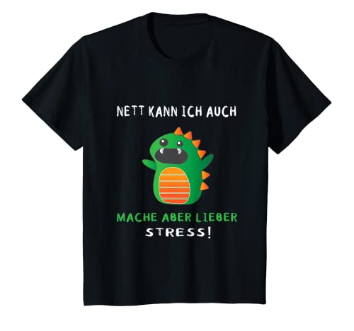 Kinder Nett kann ich auch Dinosaurier Lustige Dino Sprüche T-Shirt Kinder Nett kann ich auch Dinosaurier Lustige Dino Sprüche T-Shirt von Lustige Dino Sprüche