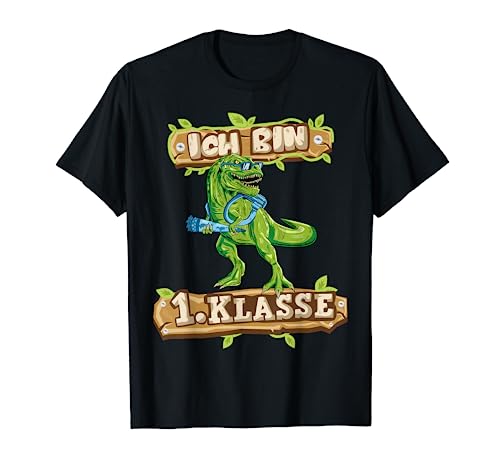 TRex Dinosaurier Einschulung Outfit 2019 Geschenk Jungen T-Shirt TRex Dinosaurier Einschulung Outfit 2019 Geschenk Jungen T-Shirt von Lustige Dino Tyrannosaurus Rex T Shirts für Jungen