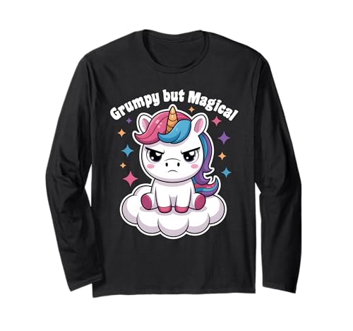 Einhorn Geschenke Für Mädchen Damen Frauen Freches Einhorn Langarmshirt von Lustige Einhorn Geschenke Einhorn T Shirt Sprüche
