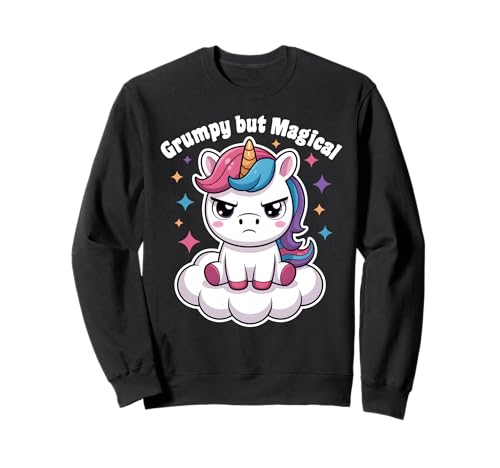 Einhorn Geschenke Für Mädchen Damen Frauen Freches Einhorn Sweatshirt von Lustige Einhorn Geschenke Einhorn T Shirt Sprüche