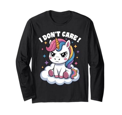 Einhorn Geschenke Mädchen Damen Frauen Freches Einhorn Langarmshirt von Lustige Einhorn Geschenke Einhorn T Shirt Sprüche