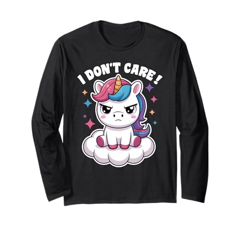 Einhorn Geschenke Mädchen Damen Frauen Freches Einhorn Langarmshirt von Lustige Einhorn Geschenke Einhorn T Shirt Sprüche