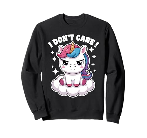 Einhorn Geschenke Mädchen Damen Frauen Freches Einhorn Sweatshirt von Lustige Einhorn Geschenke Einhorn T Shirt Sprüche