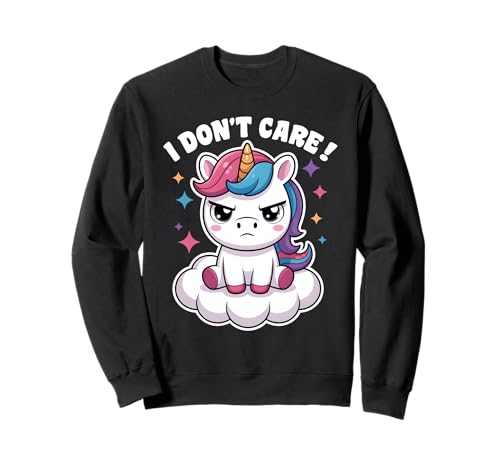 Einhorn Geschenke Mädchen Damen Frauen Freches Einhorn Sweatshirt von Lustige Einhorn Geschenke Einhorn T Shirt Sprüche